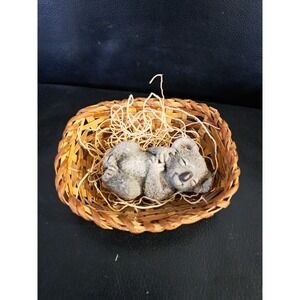 Sleeping Koala Figurine By Sandicast 1989 Handcrafted Collectible Sculpture